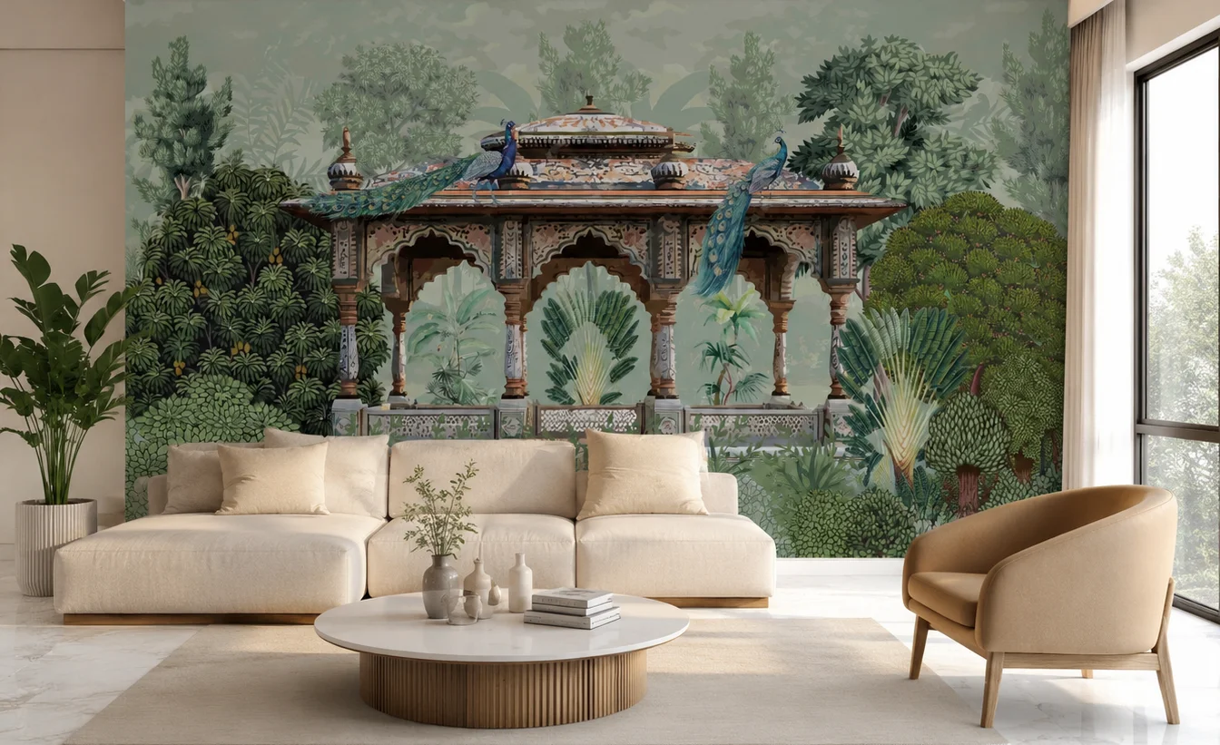vintage-indian-garden-cafe-wallpaper-feature-wall-design.png
