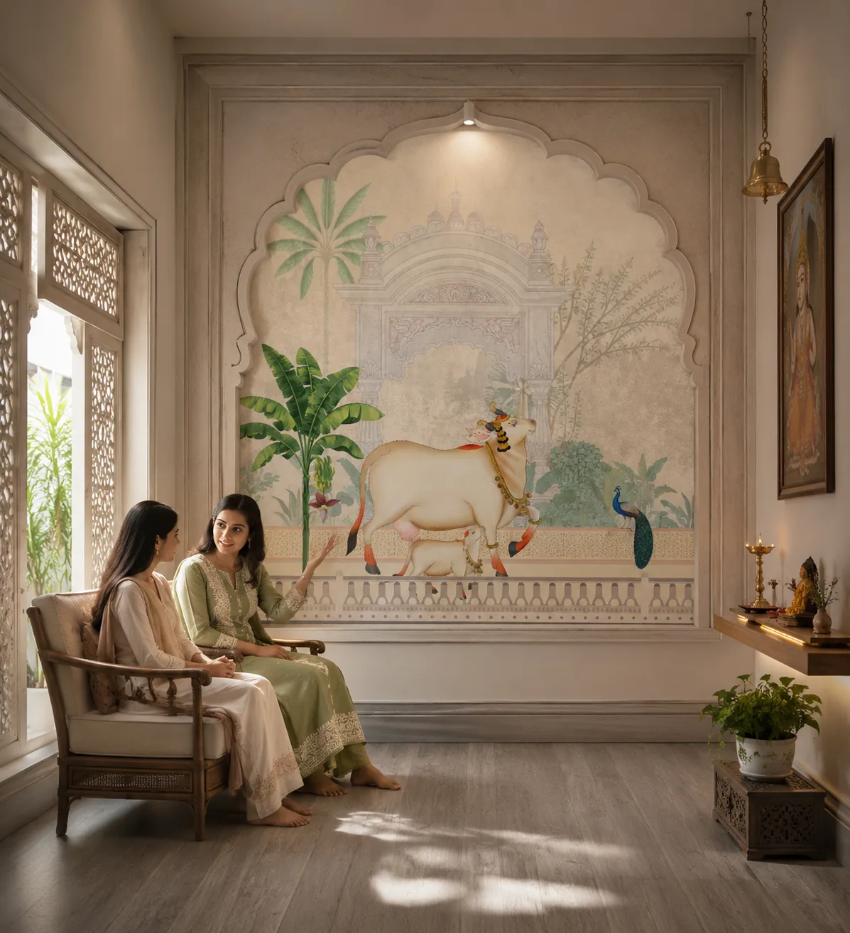 Elegant Maharaja Garden Scenic Wall Mural New Jersey Mansion Style Exclusive Collection.png