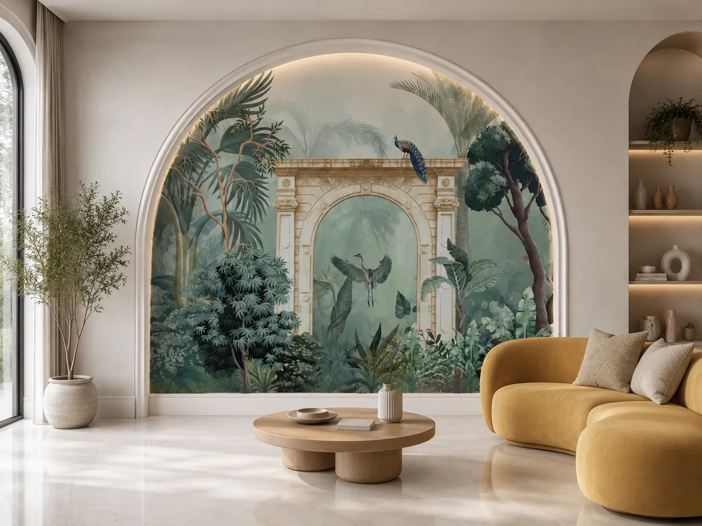 Refined Botanical Paradise Arch Peel and Stick Wallpaper.png